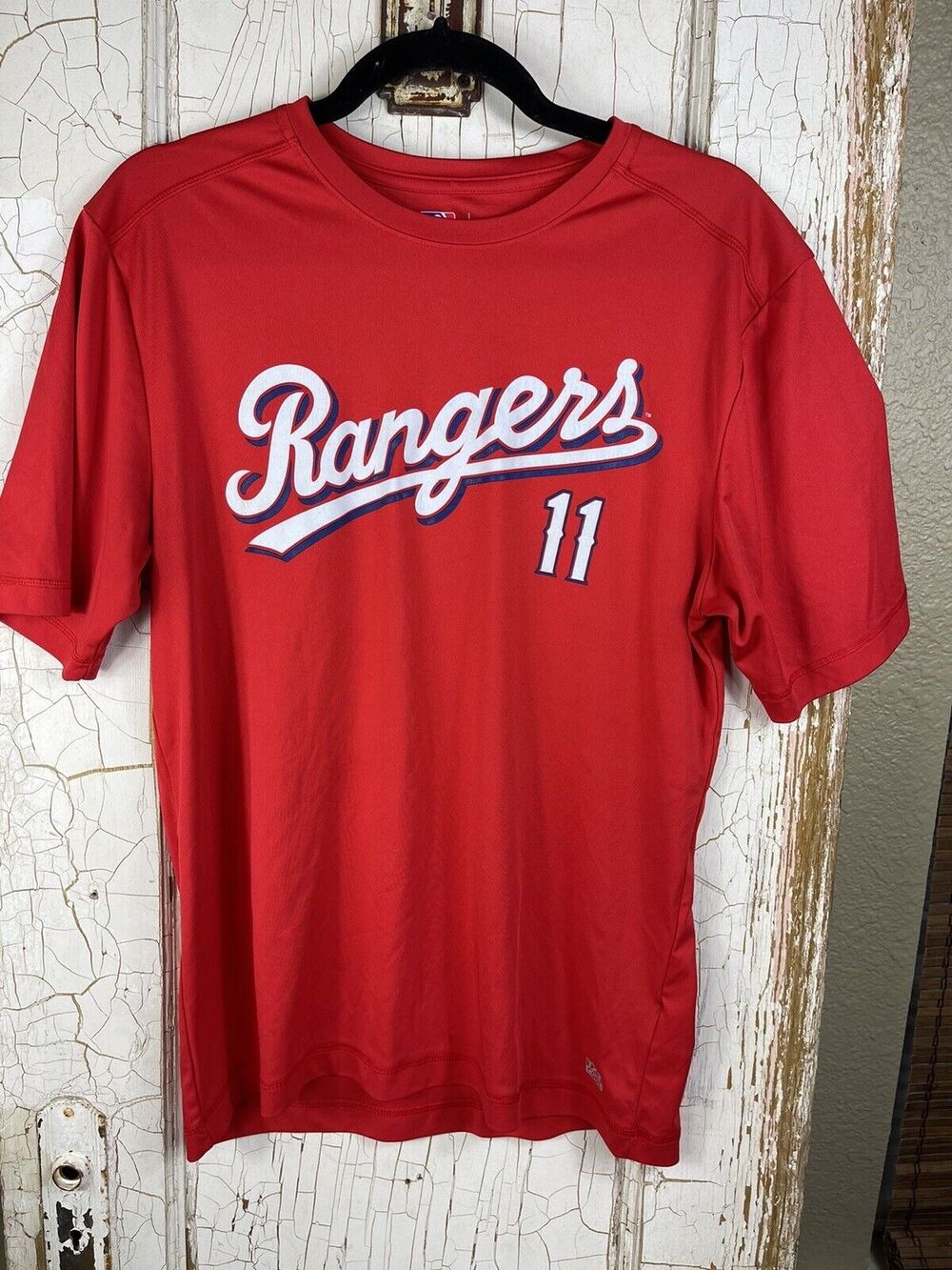 Texas Rangers Darvish Mens Medium Genuine Merchandise TX3 Cool Performance Shirt